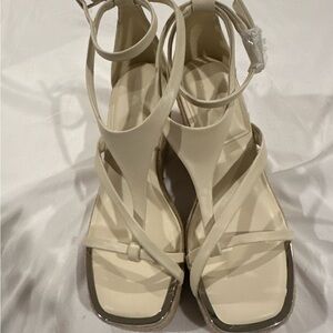 DKNY Womens Maryn Strappy Espadrille Wedge Ankle Sandals Size 8